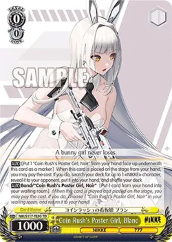 Coin Rush's Poster Girl, Blanc 「NIK/S117-TE03」「EN」
