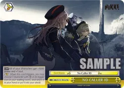 NO CALLER ID 「NIK/S117-TE12」「EN」