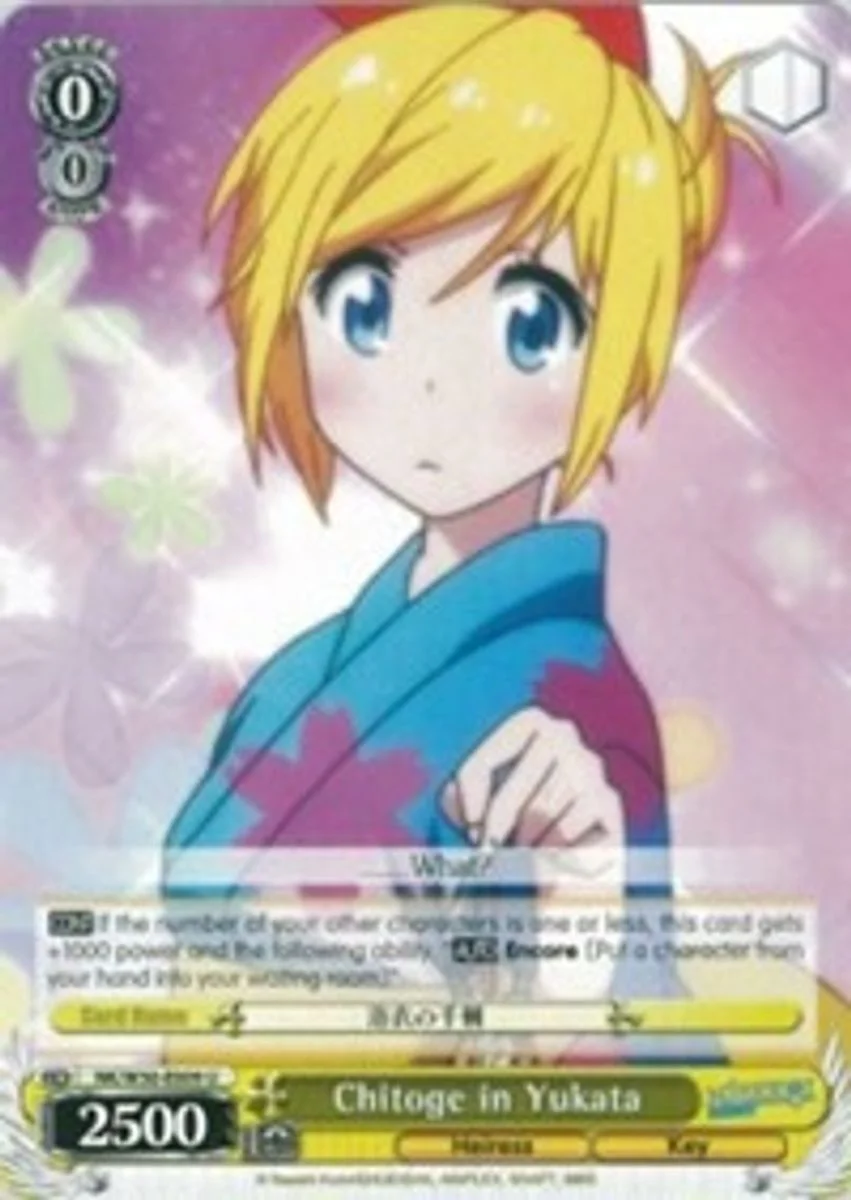 Chitoge in Yukata 「NK/W30-E009」「EN」