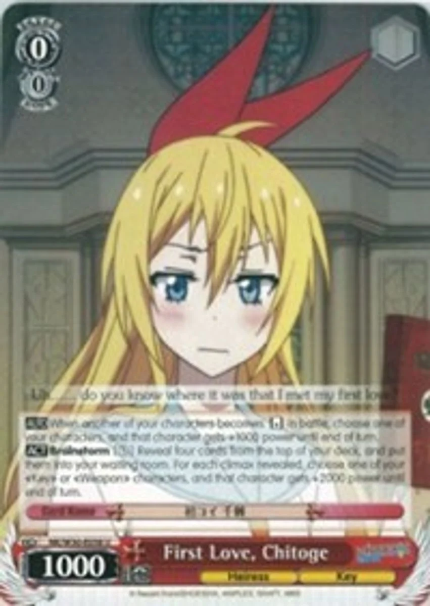 First Love, Chitoge 「NK/W30-E058」「EN」