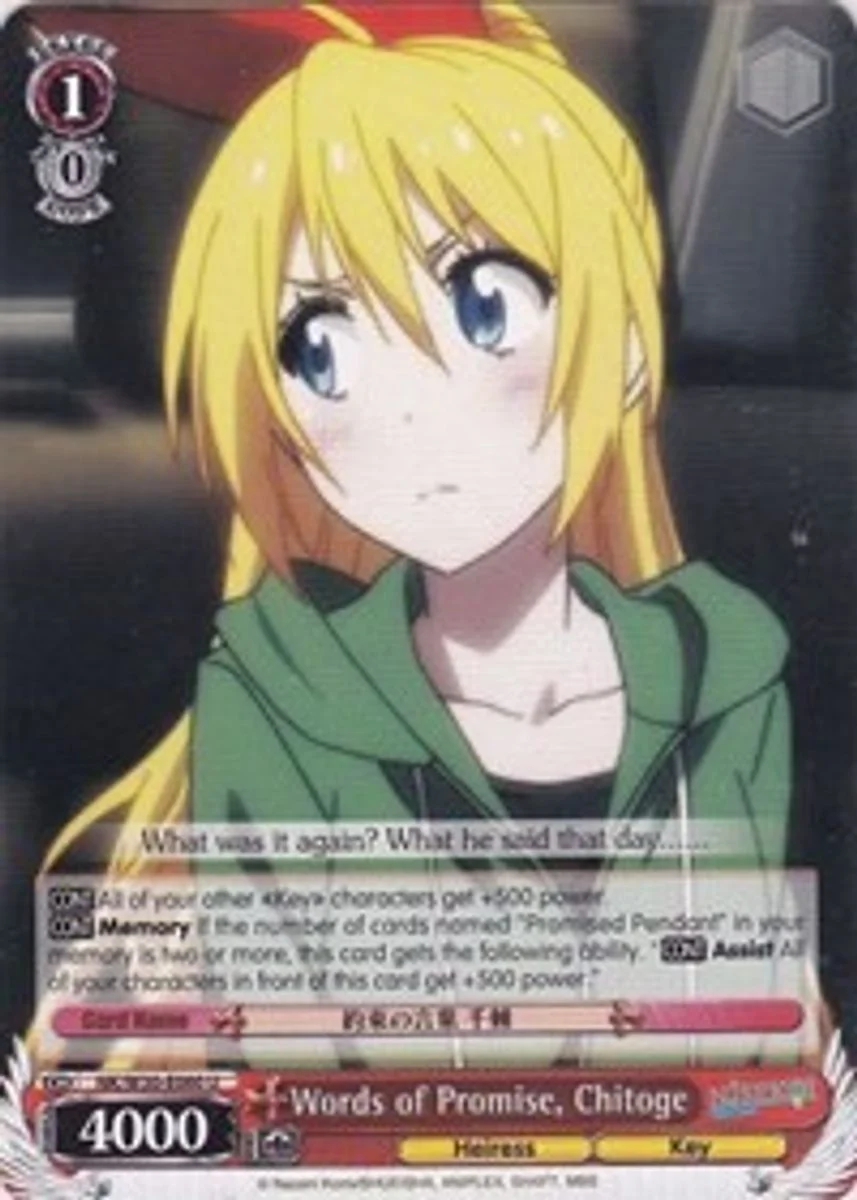 Words of Promise, Chitoge 「NK/W30-E060」「EN」