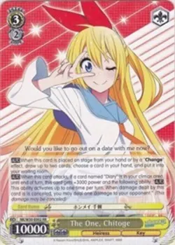 The One, Chitoge #NK/W30-E002 · Weiss Schwarz