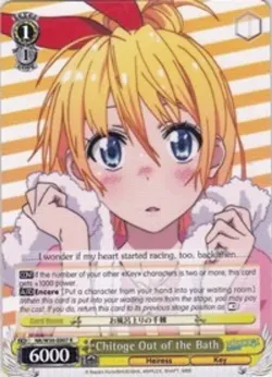 Chitoge Out of the Bath #NK/W30-E007 · Weiss Schwarz