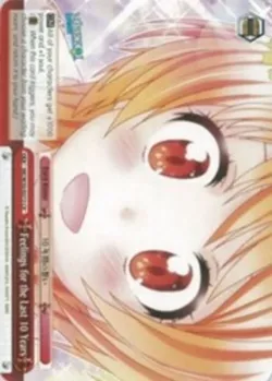 Feelings for the Last 10 Years 「NK/W30-E073」「EN」