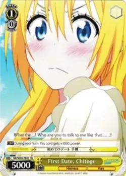 First Date, Chitoge 「NK/W30-TE03」「EN」
