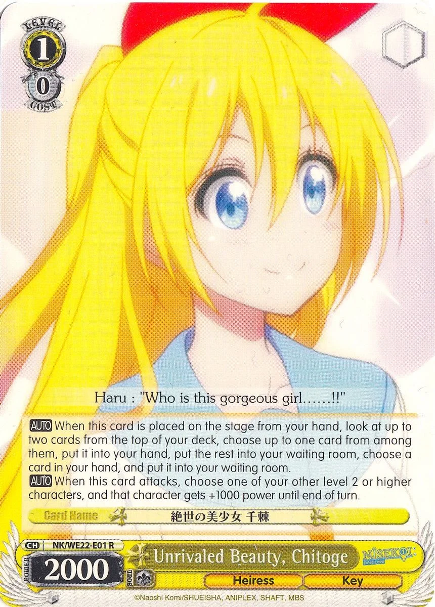 Unrivaled Beauty, Chitoge 「NK/WE22-E01」「EN」