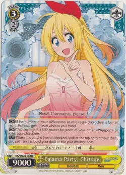Pajama Party, Chitoge 「NK/WE22-E02」「EN」