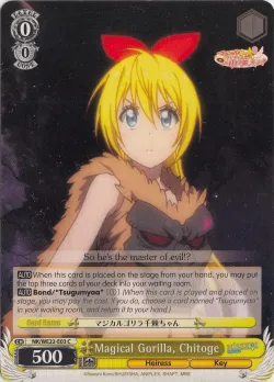 Magical Gorilla, Chitoge 「NK/WE22-E03」「EN」