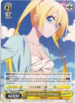 Great Style! Chitoge 「NK/WE22-E06」「EN」