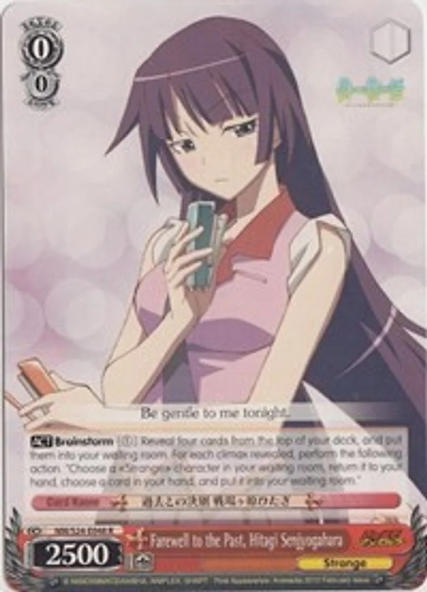 Farewell to the Past, Hitagi Senjyogahara 「NM/S24-E048」「EN」