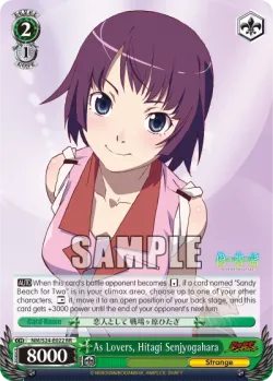 As Lovers, Hitagi Senjyogahara #NM/S24-E022 · Weiss Schwarz