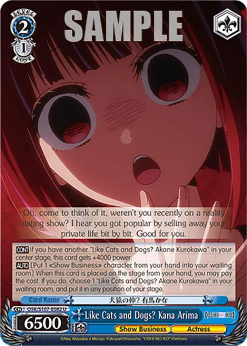 Like Cats and Dogs? Kana Arima 「OSK/S107-E082」「EN」