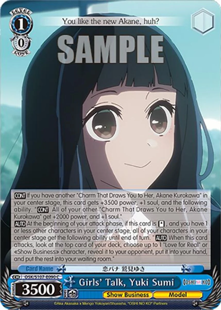 Girls' Talk, Yuki Sumi 「OSK/S107-E090」「EN」