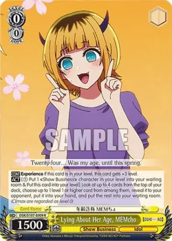 Lying About Her Age, MEMcho #OSK/S107-E009 · Weiss Schwarz