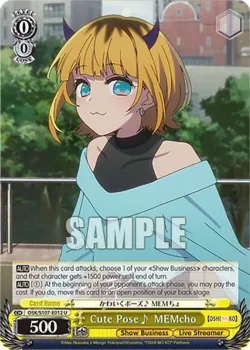 Cute Pose♪ MEMcho #OSK/S107-E012 · Weiss Schwarz