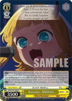 Karaoke, MEMcho #OSK/S107-E026 · Weiss Schwarz