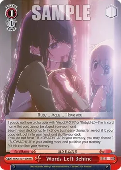 Words Left Behind 「OSK/S107-E061」「EN」