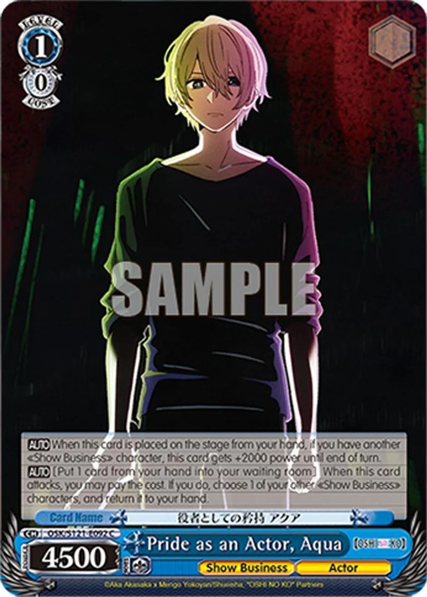 Pride as an Actor, Aqua 「OSK/S121-E092」「EN」