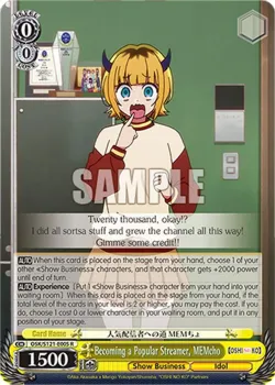 Becoming a Popular Streamer, MEMcho #OSK/S121-E005 · Weiss Schwarz