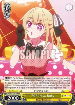 POP IN 2, Ruby #OSK/S121-E019 · Weiss Schwarz