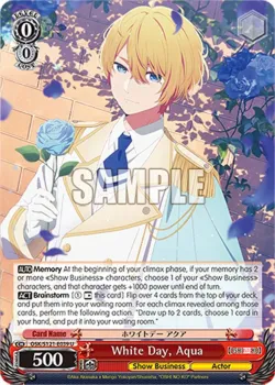 White Day, Aqua #OSK/S121-E039 · Weiss Schwarz