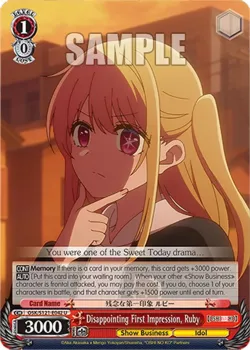Disappointing First Impression, Ruby #OSK/S121-E042 · Weiss Schwarz