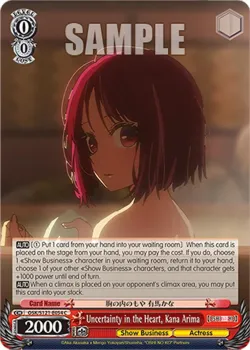Uncertainty in the Heart, Kana Arima 「OSK/S121-E054」「EN」