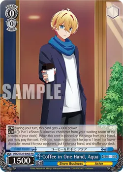 Coffee in One Hand, Aqua 「OSK/S121-E065」「EN」