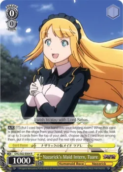 Nazarick's Maid Intern, Tuare #OVL/S62-E004 · Weiss Schwarz