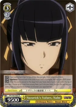 Nazarick's Values, Nabe #OVL/S62-E007 · Weiss Schwarz