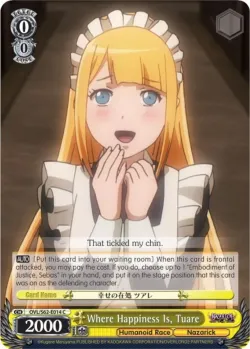 Where Happiness Is, Tuare #OVL/S62-E014 · Weiss Schwarz