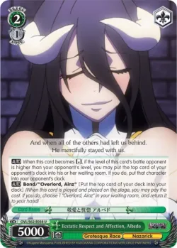 Ecstatic Respect and Affection, Albedo #OVL/S62-E038 · Weiss Schwarz