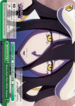 Benevolent Pure White Demon #OVL/S62-E048 · Weiss Schwarz