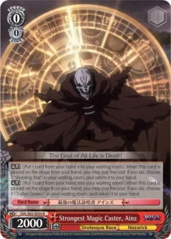 Strongest Magic Caster, Ainz #OVL/S62-E054 · Weiss Schwarz