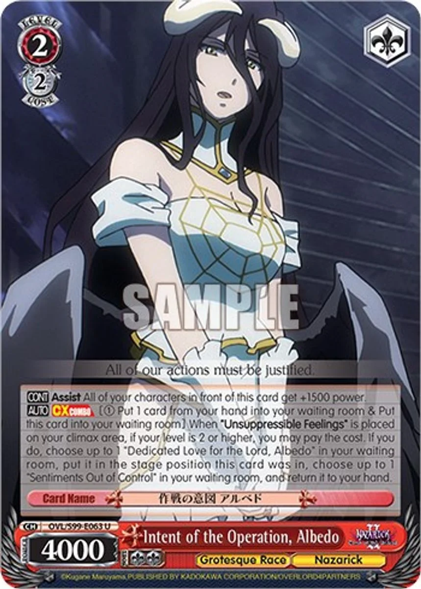 Intent of the Operation, Albedo 「OVL/S99-E063」「EN」