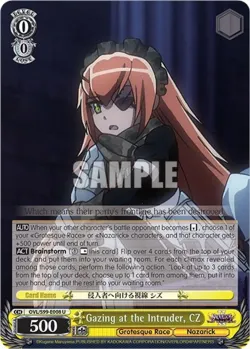 Gazing at the Intruder, CZ #OVL/S99-E008 · Weiss Schwarz