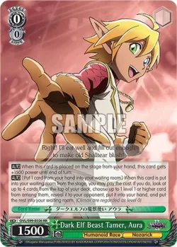 Dark Elf Beast Tamer, Aura #OVL/S99-E026 · Weiss Schwarz