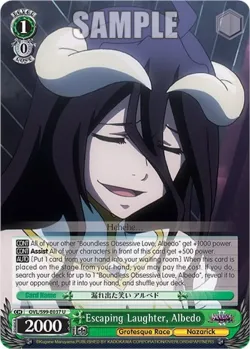 Escaping Laughter, Albedo #OVL/S99-E037 · Weiss Schwarz