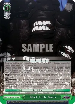Black Little Goats #OVL/S99-E047 · Weiss Schwarz