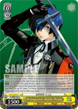 Protagonist: Battle-Ready #P3/SE46-E04 · Weiss Schwarz