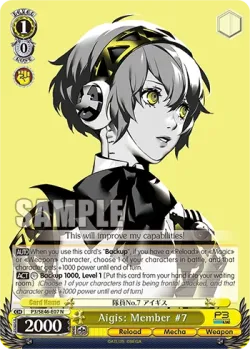 Aigis: Member #7 #P3/SE46-E07 · Weiss Schwarz