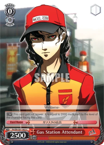 Gas Station Attendant 「P4/S01-062」「EN」