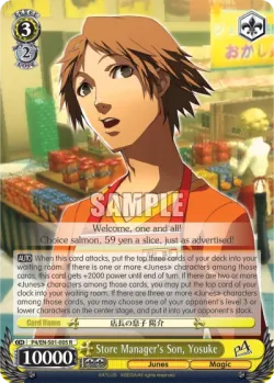 Store Manager's Son, Yosuke #P4/S01-005 · Weiss Schwarz