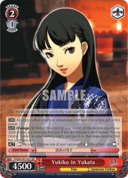 Yukiko in Yukata #P4/S01-051 · Weiss Schwarz