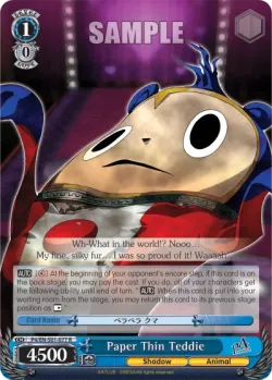 Paper Thin Teddie 「P4/S01-077」「EN」