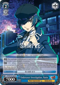 Undercover Investigation, Naoto 「P4/S01-085」「EN」