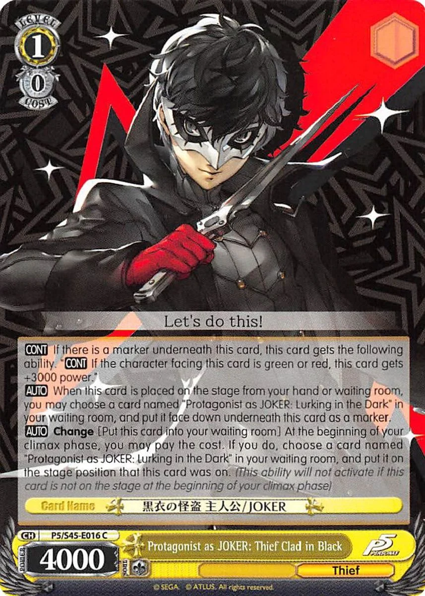 Protagonist as JOKER: Thief Clad in Black 「P5/S45-E016」「EN」
