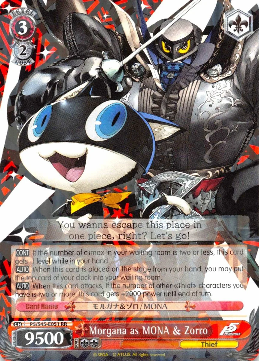 Morgana as MONA & Zorro 「P5/S45-E051」「EN」