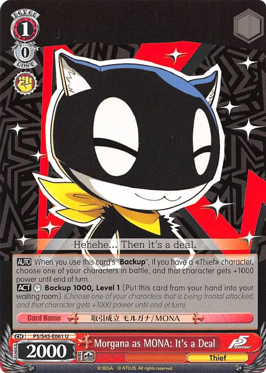Morgana as MONA: It's a Deal 「P5/S45-E061」「EN」