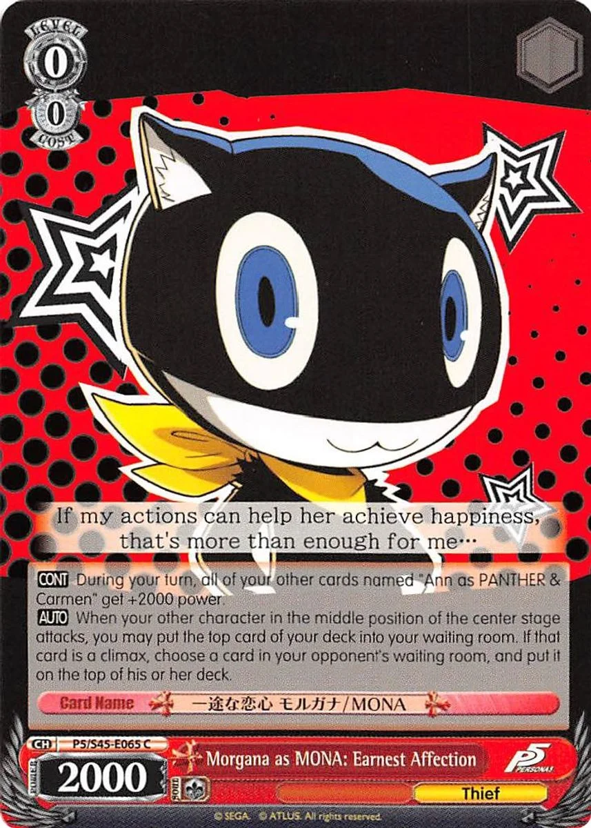 Morgana as MONA: Earnest Affection 「P5/S45-E065」「EN」